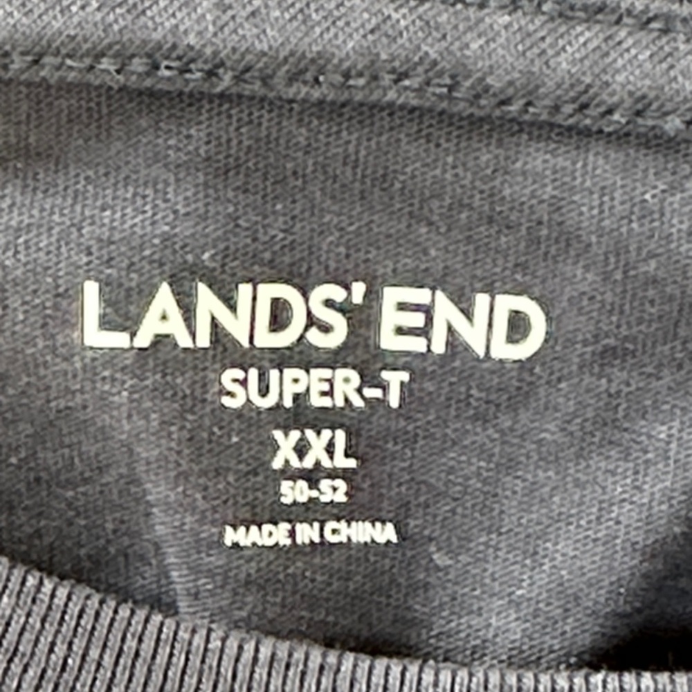 Lands' End Men's Long Sleeve Super-T - Picture 4 of 7